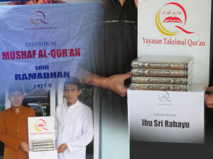 Distribusi Mushaf Juni_Ramadhan 1437 H