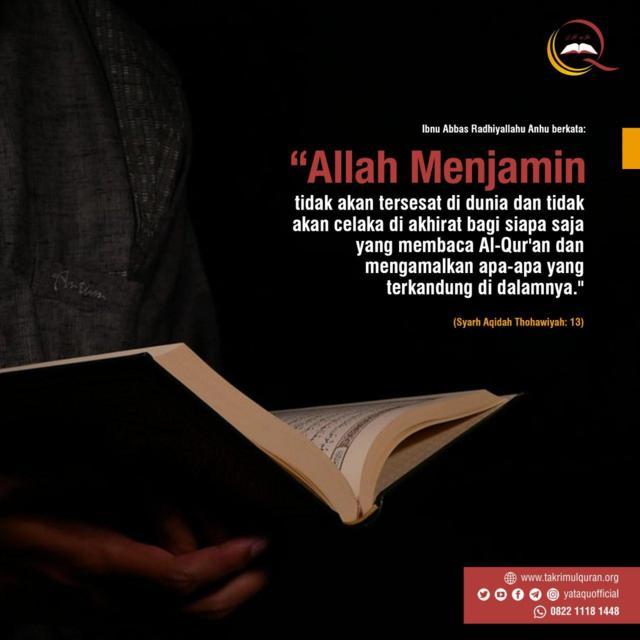 Alloh Menjamin Takrimul Quran